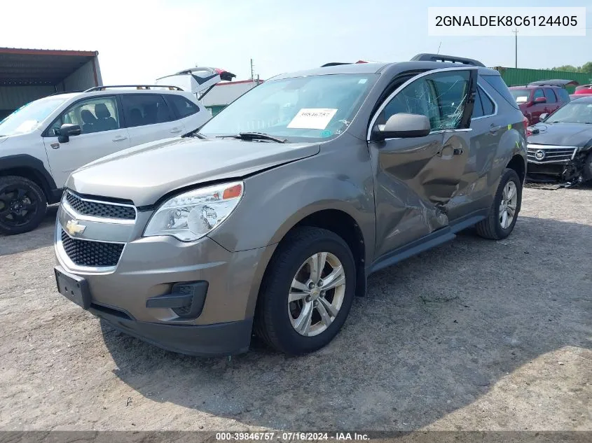 2012 Chevrolet Equinox 1Lt VIN: 2GNALDEK8C6124405 Lot: 39846757