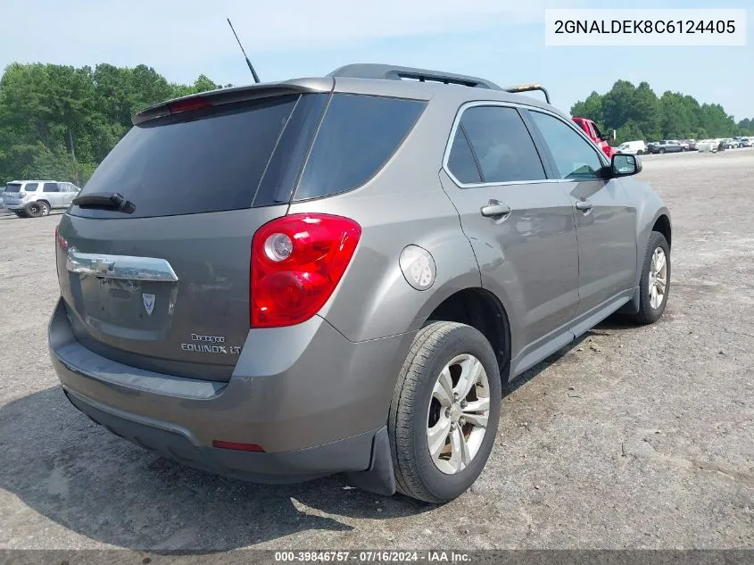 2012 Chevrolet Equinox 1Lt VIN: 2GNALDEK8C6124405 Lot: 39846757