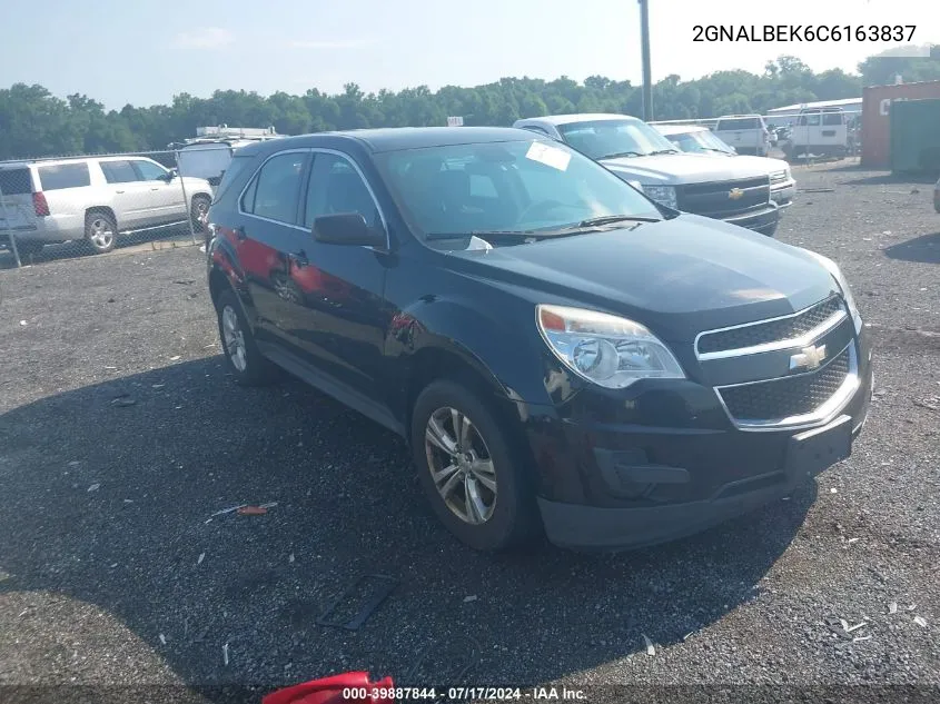 2GNALBEK6C6163837 2012 Chevrolet Equinox Ls