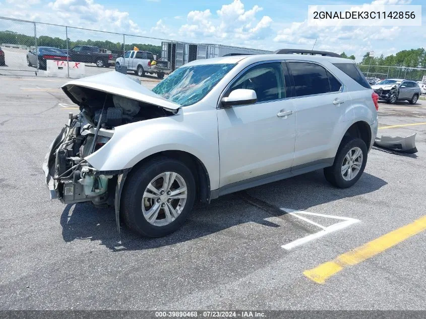 2012 Chevrolet Equinox 1Lt VIN: 2GNALDEK3C1142856 Lot: 39890468