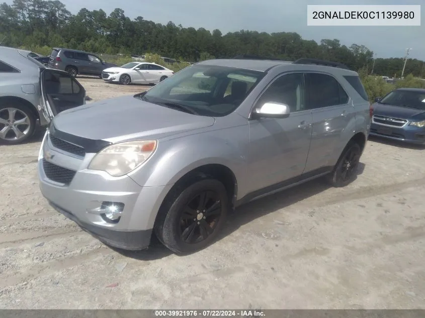 2GNALDEK0C1139980 2012 Chevrolet Equinox 1Lt