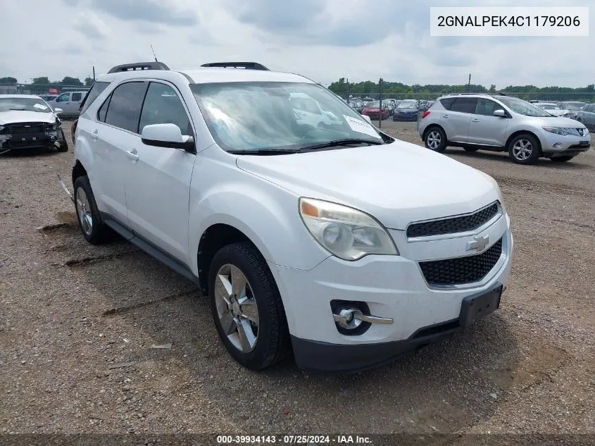 2012 Chevrolet Equinox 2Lt VIN: 2GNALPEK4C1179206 Lot: 39934143