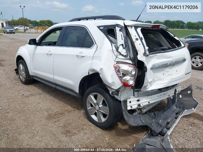 2012 Chevrolet Equinox 2Lt VIN: 2GNALPEK4C1179206 Lot: 39934143