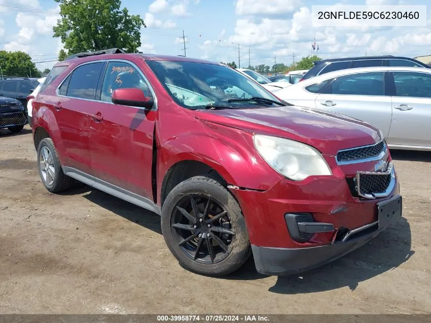 2012 Chevrolet Equinox 1Lt VIN: 2GNFLDE59C6230460 Lot: 39958774