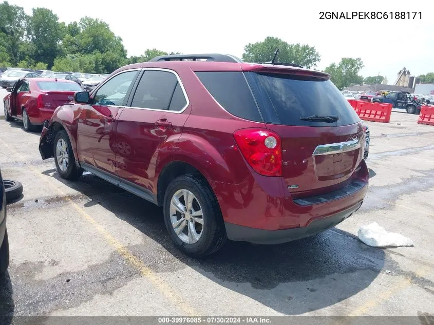 2GNALPEK8C6188171 2012 Chevrolet Equinox 2Lt