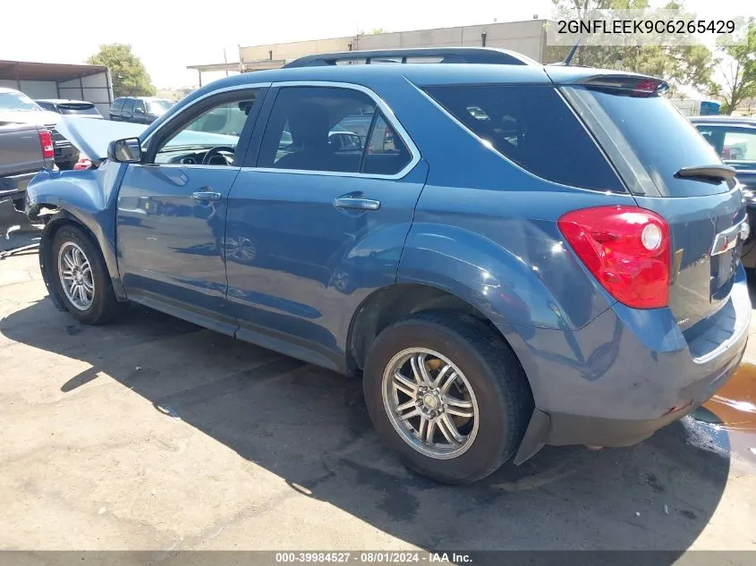 2012 Chevrolet Equinox 1Lt VIN: 2GNFLEEK9C6265429 Lot: 39984527