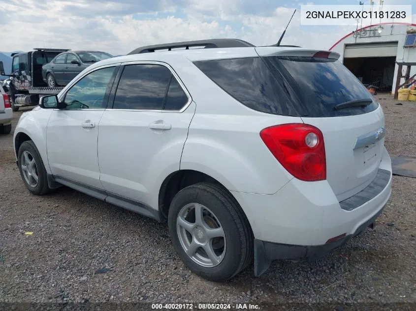 2GNALPEKXC1181283 2012 Chevrolet Equinox 2Lt