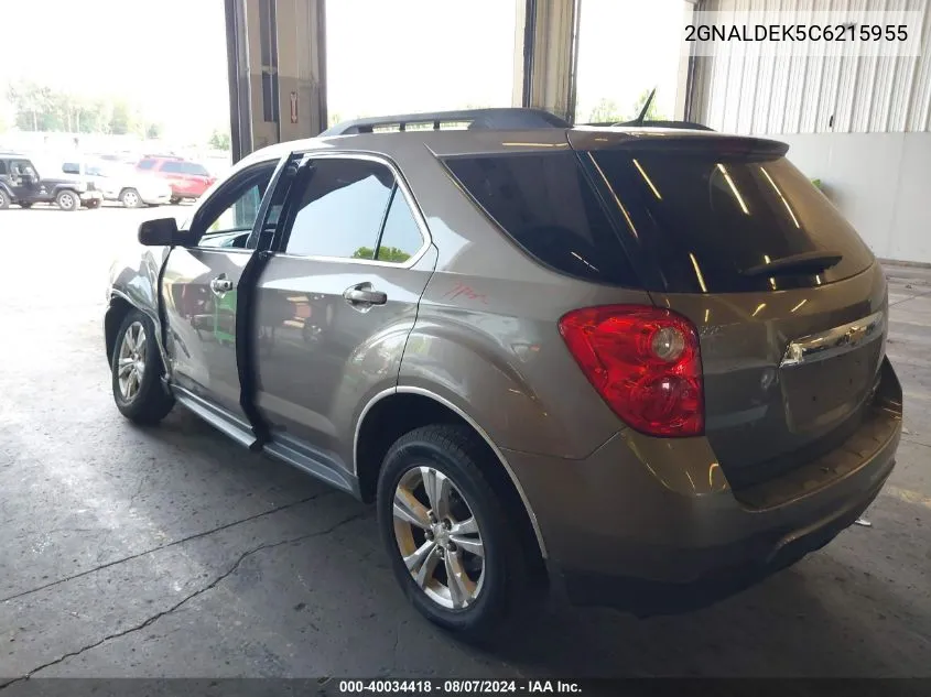 2GNALDEK5C6215955 2012 Chevrolet Equinox 1Lt