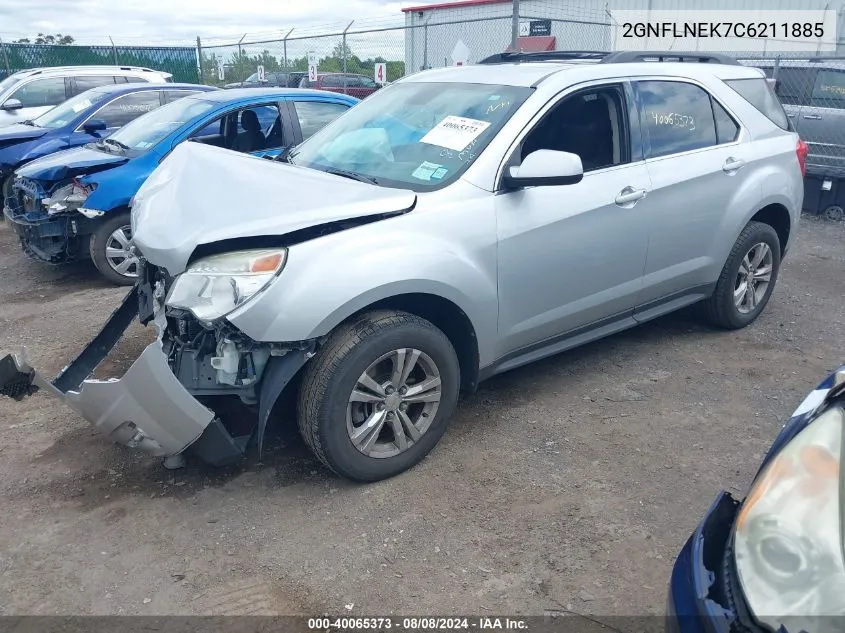 2012 Chevrolet Equinox 2Lt VIN: 2GNFLNEK7C6211885 Lot: 40065373