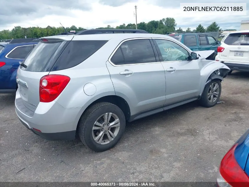 2012 Chevrolet Equinox 2Lt VIN: 2GNFLNEK7C6211885 Lot: 40065373