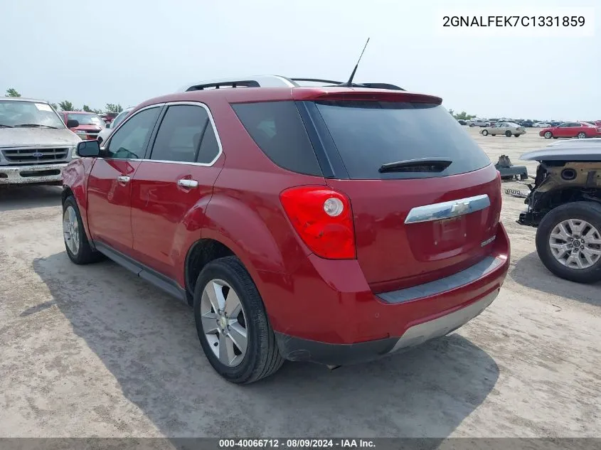 2GNALFEK7C1331859 2012 Chevrolet Equinox Ltz