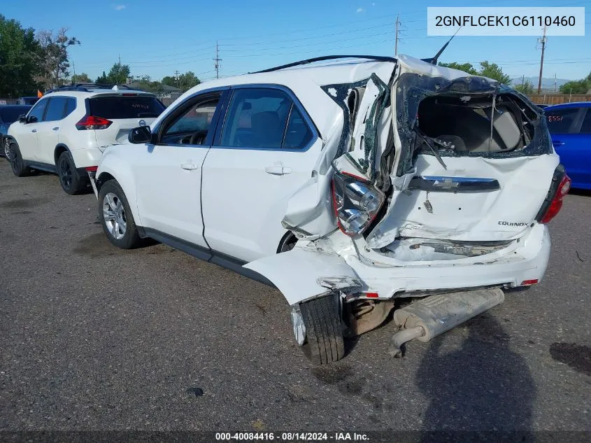 2GNFLCEK1C6110460 2012 Chevrolet Equinox Ls