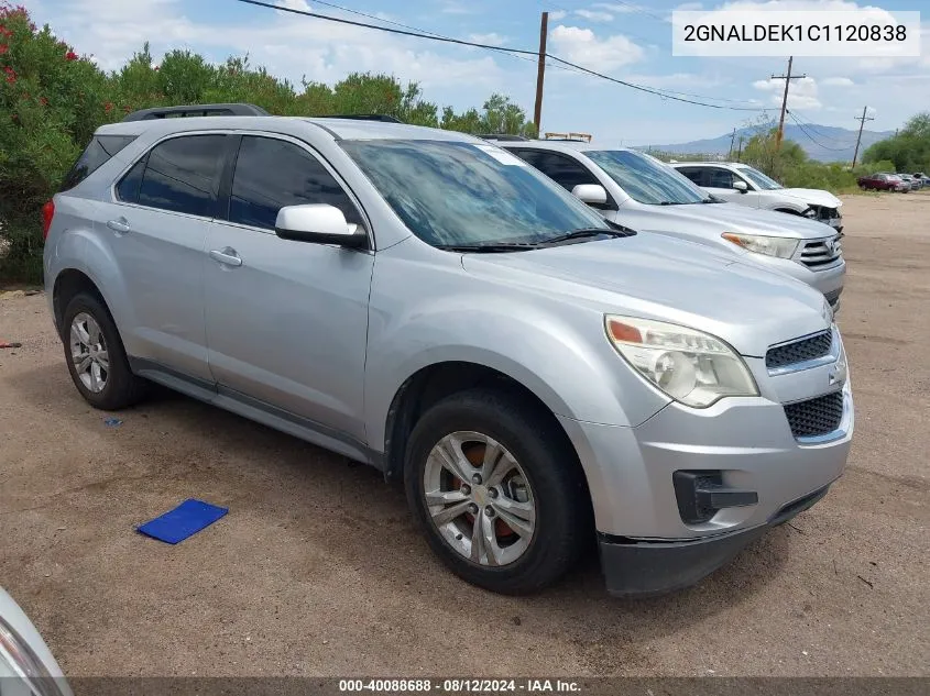 2GNALDEK1C1120838 2012 Chevrolet Equinox 1Lt