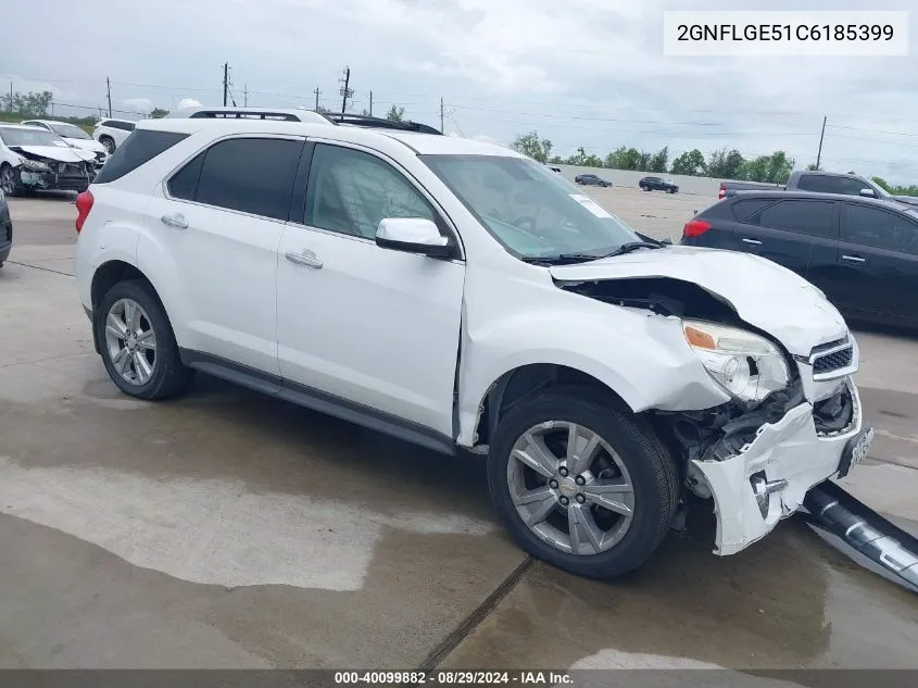 2012 Chevrolet Equinox Ltz VIN: 2GNFLGE51C6185399 Lot: 40099882