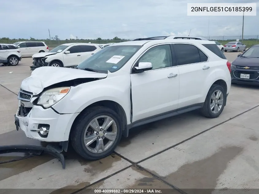 2012 Chevrolet Equinox Ltz VIN: 2GNFLGE51C6185399 Lot: 40099882