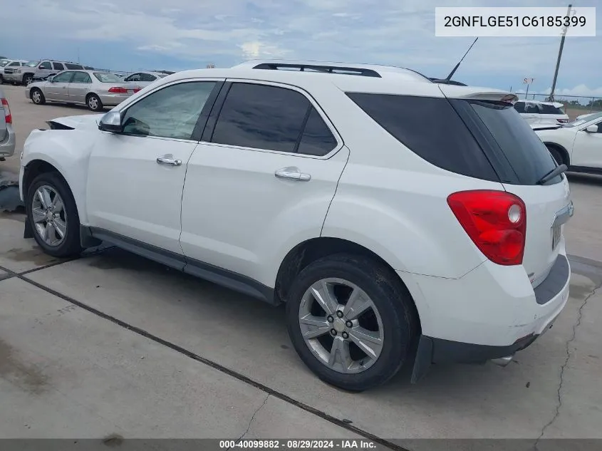 2012 Chevrolet Equinox Ltz VIN: 2GNFLGE51C6185399 Lot: 40099882