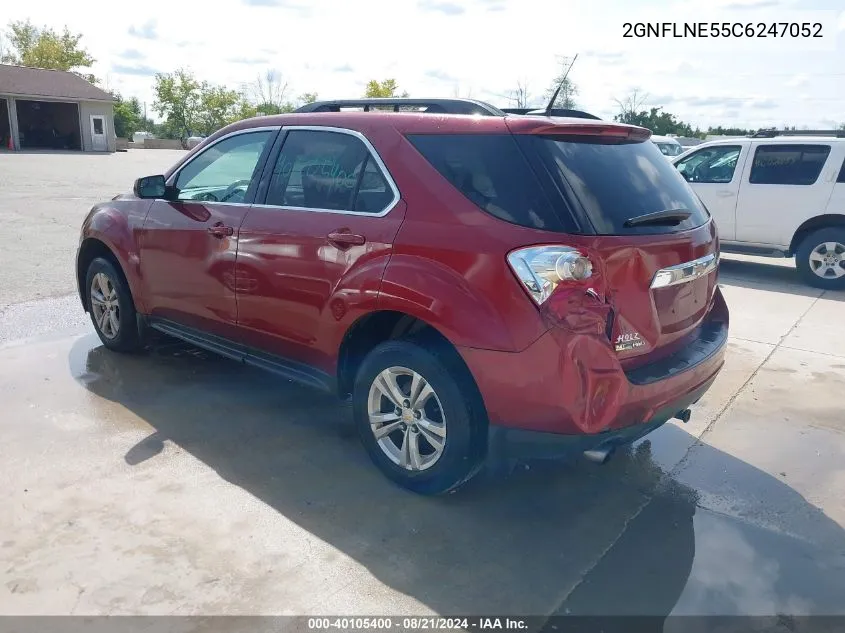 2012 Chevrolet Equinox 2Lt VIN: 2GNFLNE55C6247052 Lot: 40105400