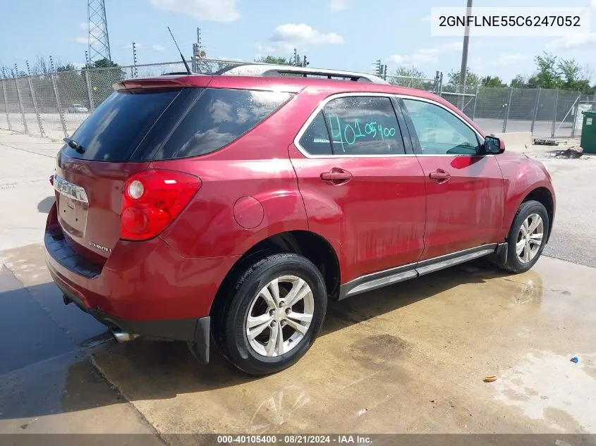 2012 Chevrolet Equinox 2Lt VIN: 2GNFLNE55C6247052 Lot: 40105400