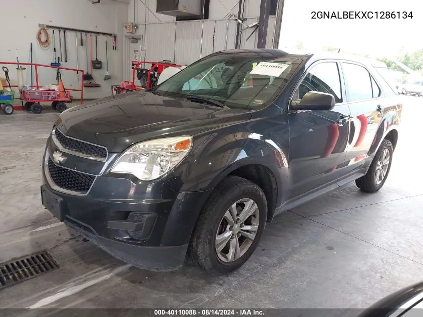 2012 Chevrolet Equinox Ls VIN: 2GNALBEKXC1286134 Lot: 40110088