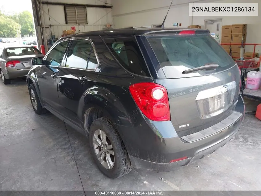 2GNALBEKXC1286134 2012 Chevrolet Equinox Ls