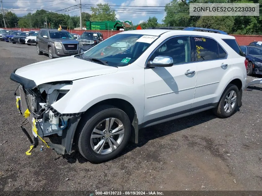 2012 Chevrolet Equinox Ltz VIN: 2GNFLGE52C6223030 Lot: 40139723