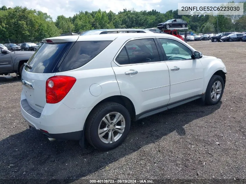 2GNFLGE52C6223030 2012 Chevrolet Equinox Ltz