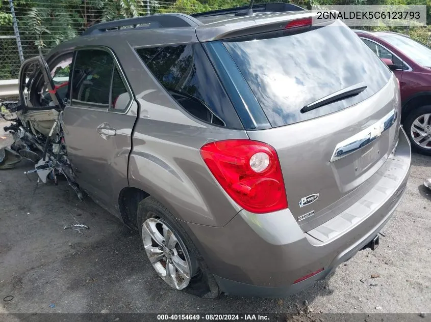 2012 Chevrolet Equinox 1Lt VIN: 2GNALDEK5C6123793 Lot: 40154649