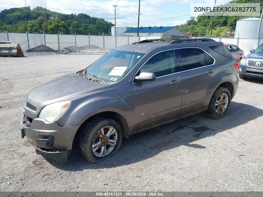 2012 Chevrolet Equinox 1Lt VIN: 2GNFLEEK3C6282775 Lot: 40161231