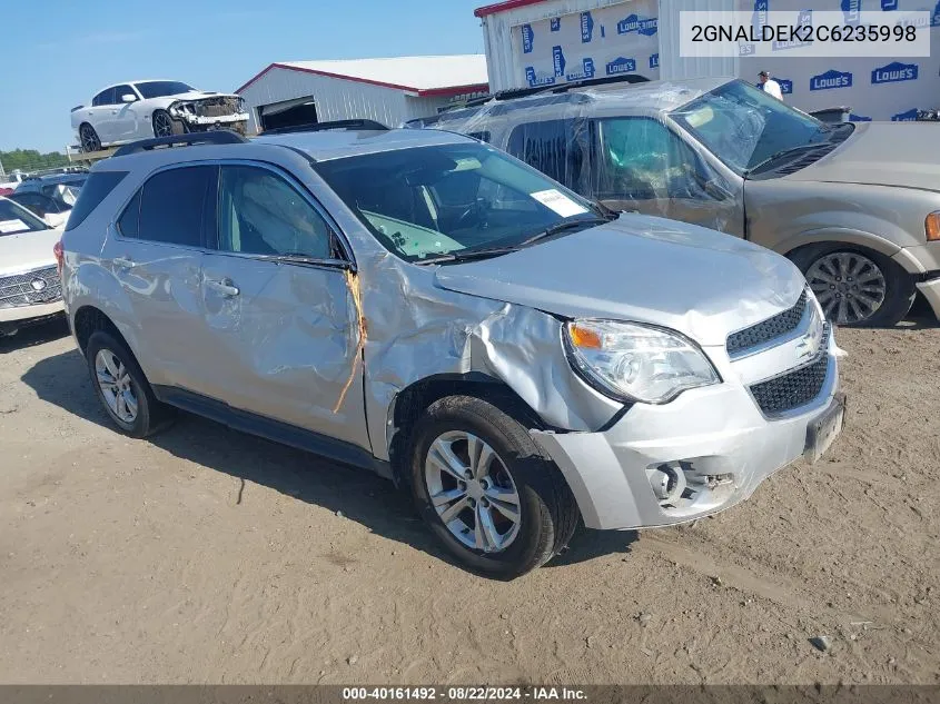 2012 Chevrolet Equinox 1Lt VIN: 2GNALDEK2C6235998 Lot: 40161492