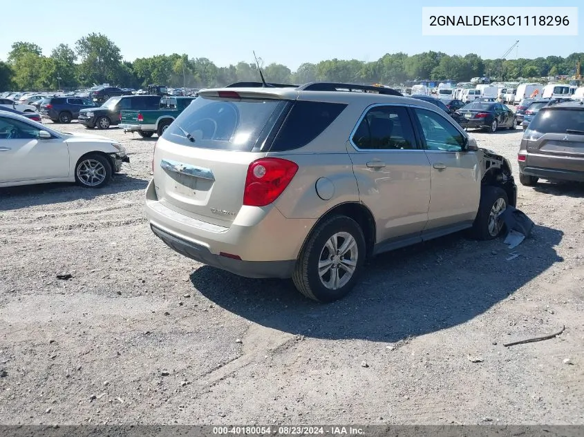 2GNALDEK3C1118296 2012 Chevrolet Equinox 1Lt