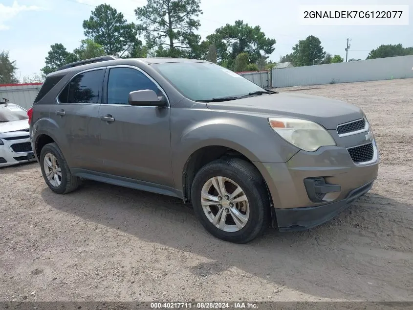 2012 Chevrolet Equinox 1Lt VIN: 2GNALDEK7C6122077 Lot: 40217711