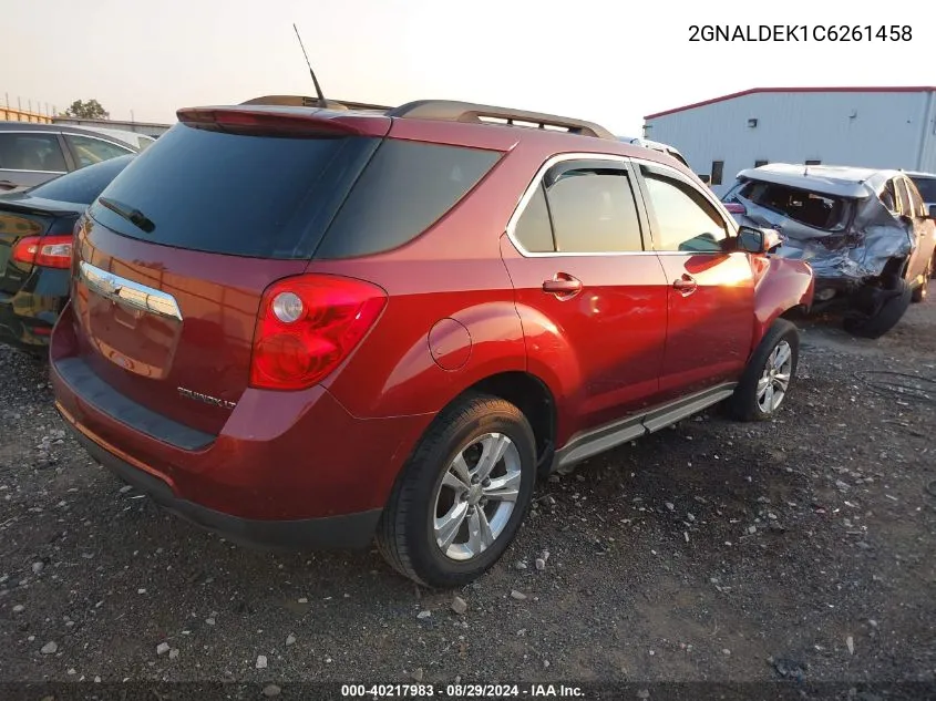 2GNALDEK1C6261458 2012 Chevrolet Equinox 1Lt