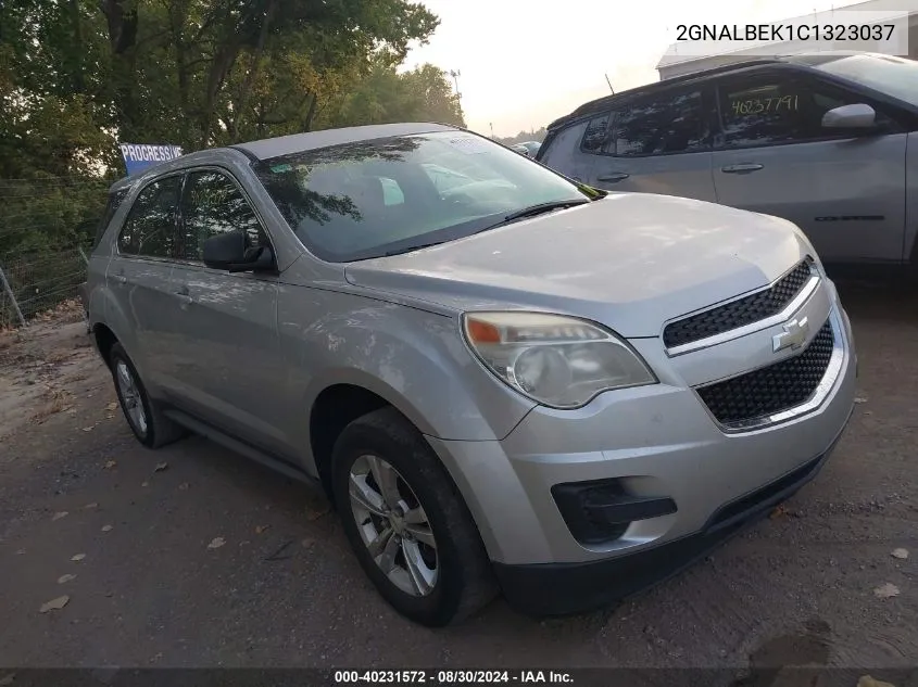 2012 Chevrolet Equinox Ls VIN: 2GNALBEK1C1323037 Lot: 40231572