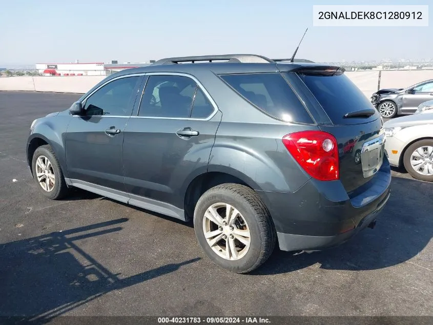 2012 Chevrolet Equinox 1Lt VIN: 2GNALDEK8C1280912 Lot: 40231783