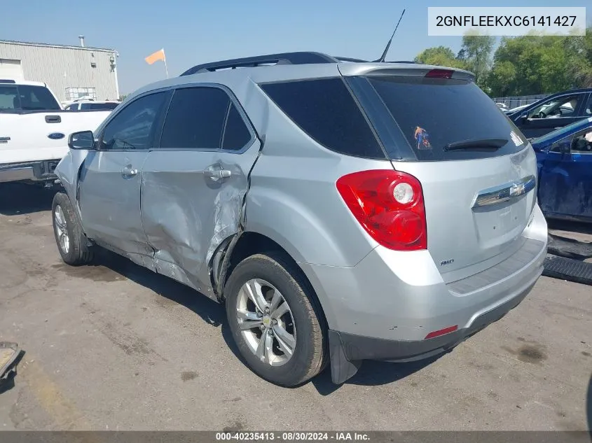 2012 Chevrolet Equinox 1Lt VIN: 2GNFLEEKXC6141427 Lot: 40235413