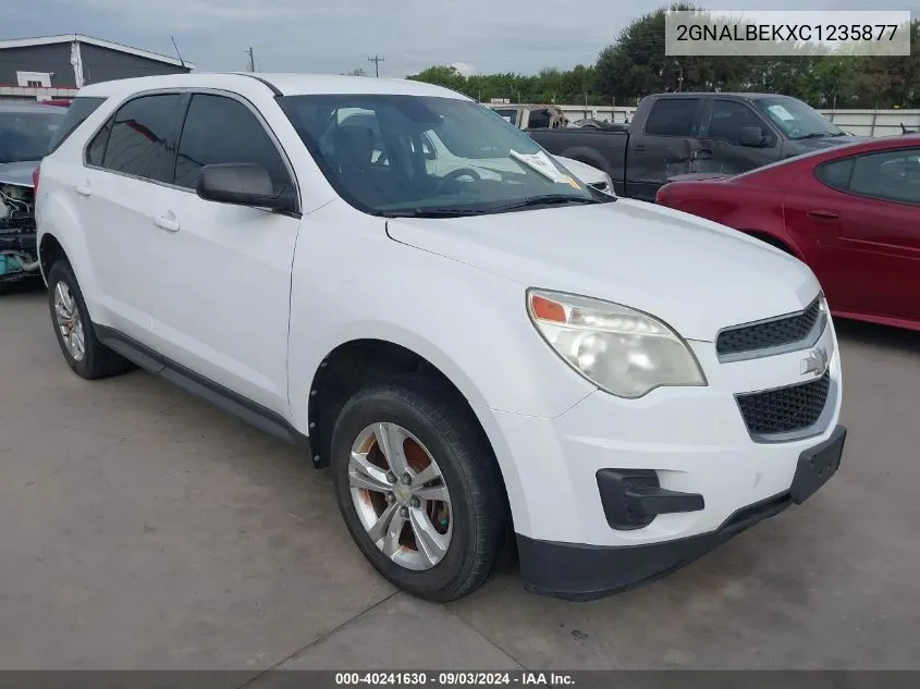 2GNALBEKXC1235877 2012 Chevrolet Equinox Ls