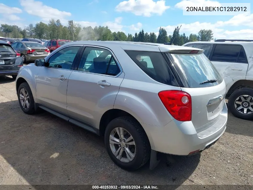 2012 Chevrolet Equinox Ls VIN: 2GNALBEK1C1282912 Lot: 40253932