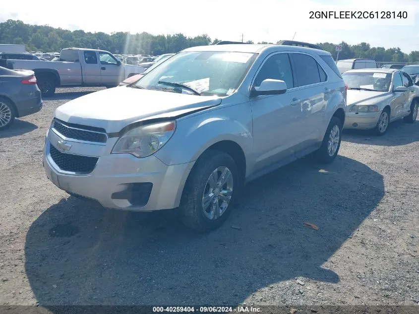 2012 Chevrolet Equinox 1Lt VIN: 2GNFLEEK2C6128140 Lot: 40259404