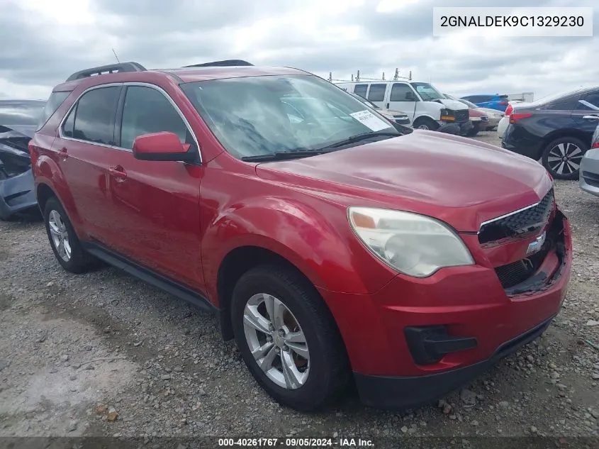 2012 Chevrolet Equinox 1Lt VIN: 2GNALDEK9C1329230 Lot: 40261767