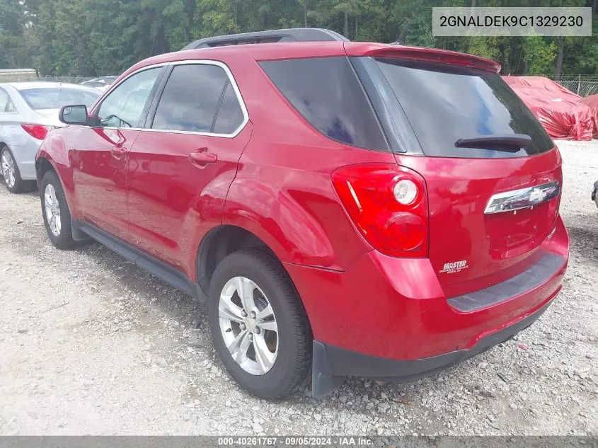 2012 Chevrolet Equinox 1Lt VIN: 2GNALDEK9C1329230 Lot: 40261767