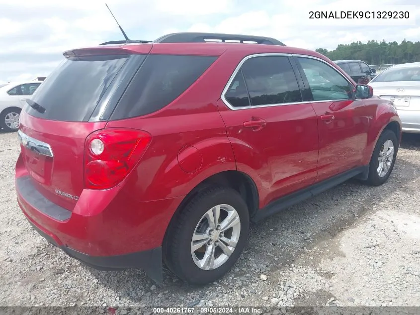 2012 Chevrolet Equinox 1Lt VIN: 2GNALDEK9C1329230 Lot: 40261767