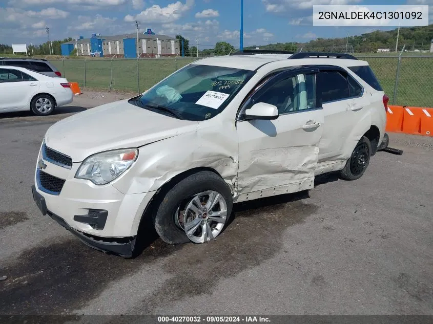 2GNALDEK4C1301092 2012 Chevrolet Equinox Lt