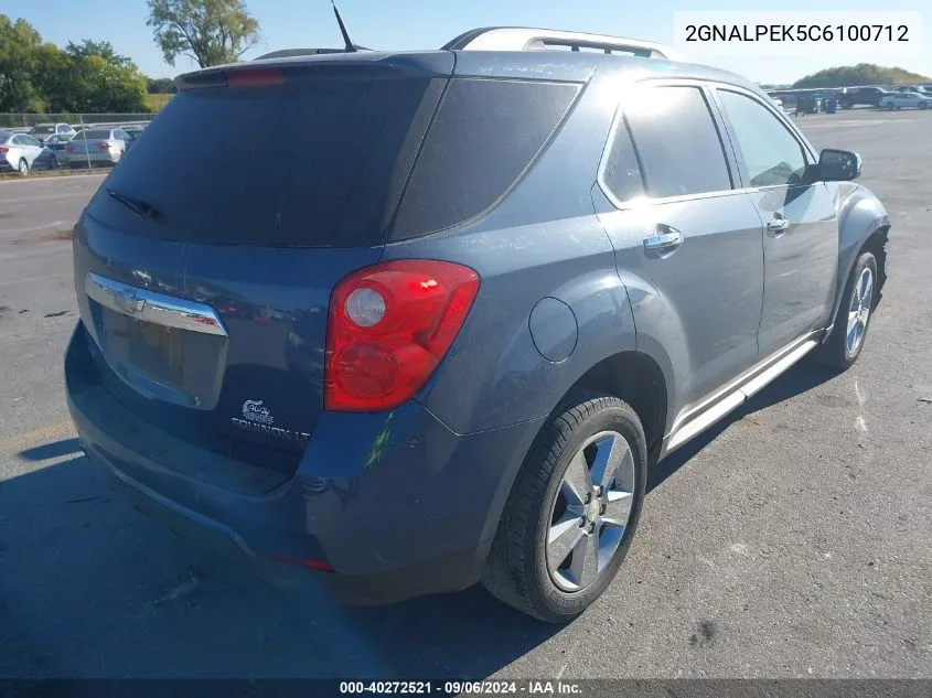 2GNALPEK5C6100712 2012 Chevrolet Equinox 2Lt