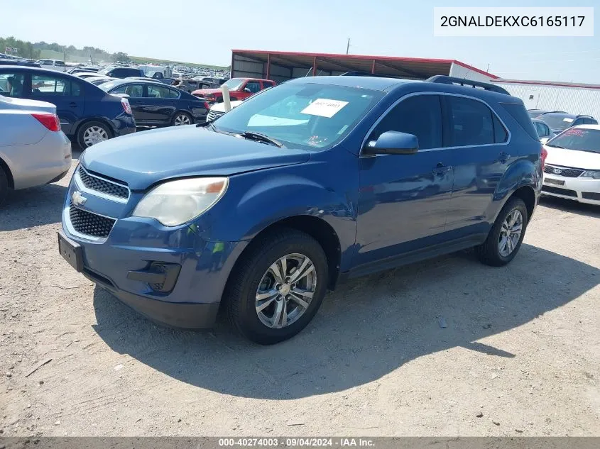 2012 Chevrolet Equinox 1Lt VIN: 2GNALDEKXC6165117 Lot: 40274003