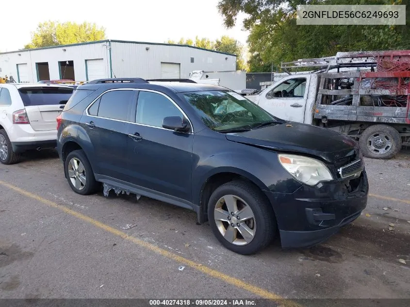 2012 Chevrolet Equinox Lt VIN: 2GNFLDE56C6249693 Lot: 40274318