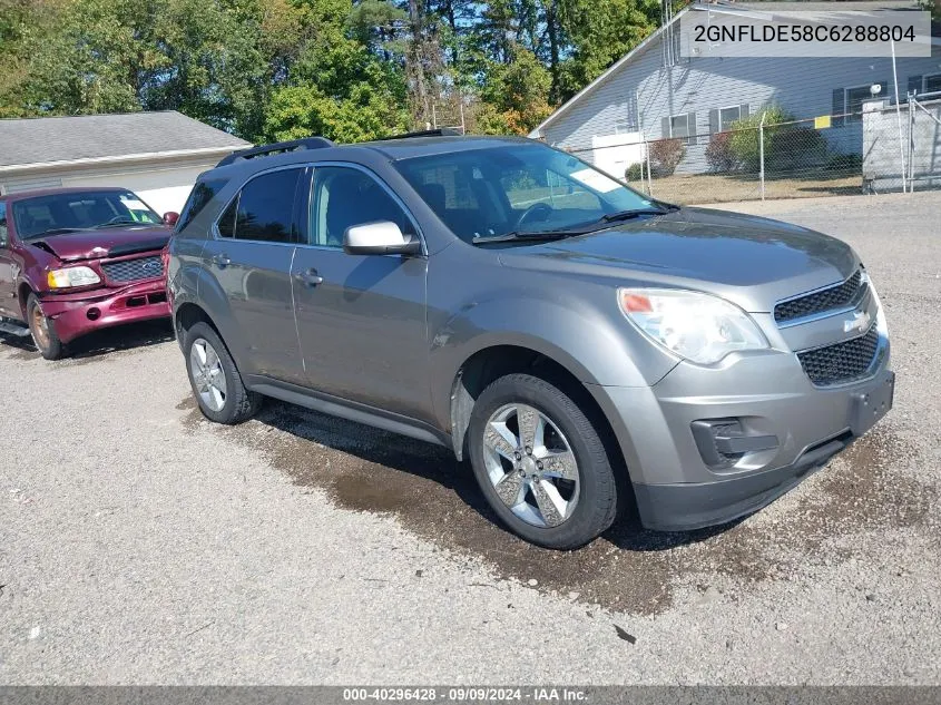 2012 Chevrolet Equinox 1Lt VIN: 2GNFLDE58C6288804 Lot: 40296428