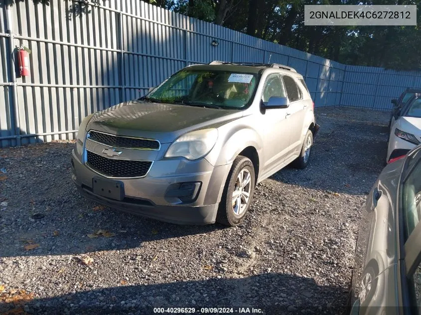 2012 Chevrolet Equinox 1Lt VIN: 2GNALDEK4C6272812 Lot: 40296529