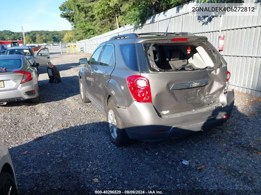 2012 Chevrolet Equinox 1Lt VIN: 2GNALDEK4C6272812 Lot: 40296529