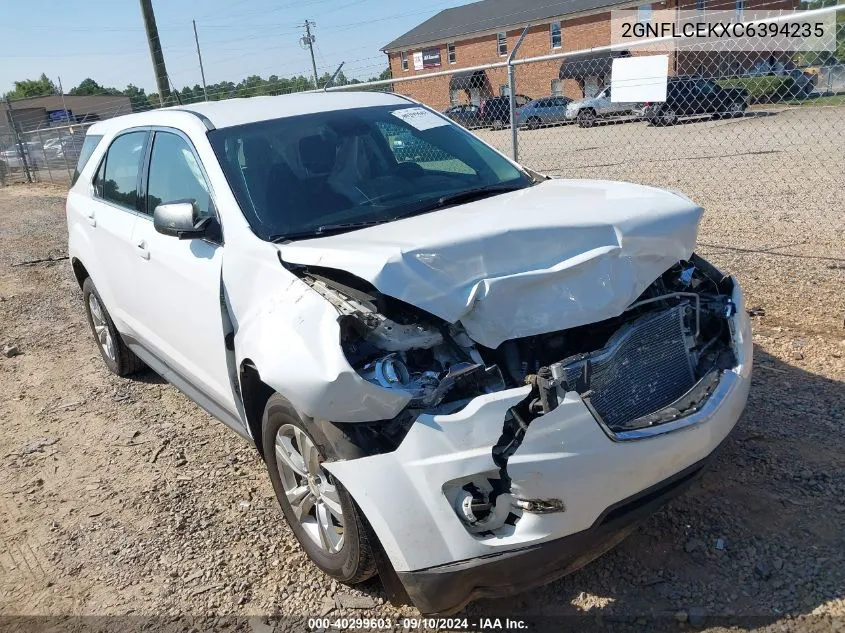 2012 Chevrolet Equinox Ls VIN: 2GNFLCEKXC6394235 Lot: 40299603