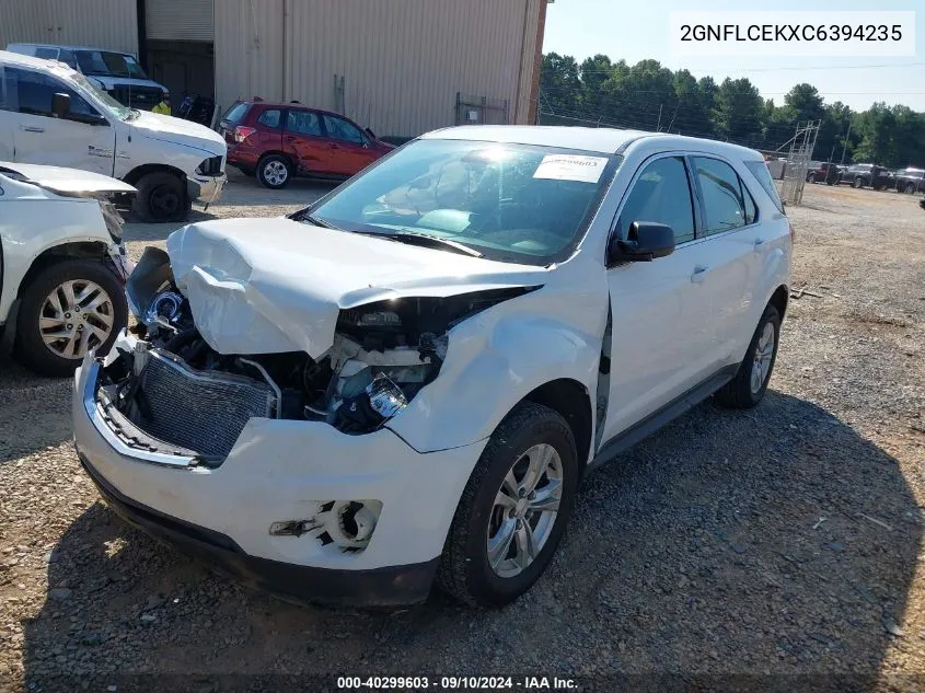 2012 Chevrolet Equinox Ls VIN: 2GNFLCEKXC6394235 Lot: 40299603